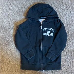 Boys Black Carter’s Zip up Hoodie